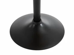 Clearance Lote de 2 taburetes de bar de piel sintética - Natural claro y Negro - MONTENEGRO Muebles De Bar|Taburete Alto