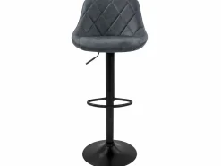 ML-DESIGN Lote de 2 taburetes de bar Taburete de bar giratorio regulable en altura Taburet