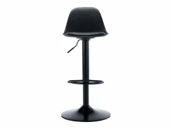 Best Vente-unique Lote de 2 taburetes de bar de polipropileno y metal - - XAFY Negro