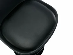 Best Vente-unique Lote de 2 taburetes de bar de polipropileno y metal - - XAFY Negro