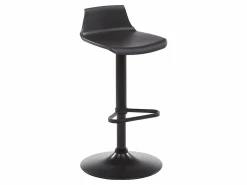 Discount Vente-unique Lote de 2 taburetes de bar de polipropileno CALAS Negro