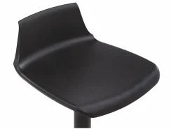 Discount Vente-unique Lote de 2 taburetes de bar de polipropileno CALAS Negro