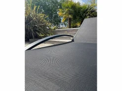 Dcb Garden Lote de 2 tumbonas de lona plastificada y aluminio