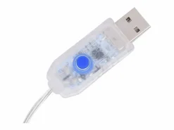 vidaxl Luces estrella y luna 138 LEDs azul con control remoto