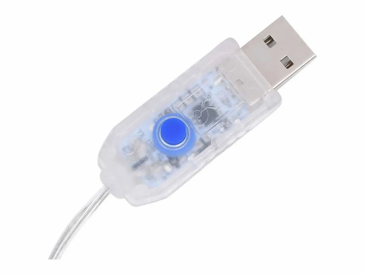Sale Luces estrella y luna 138 LEDs blanco frío con control remoto Guirnalda Luminosa