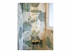 Essebagno Luisa Columna de ducha mecánica oro cepillado 250