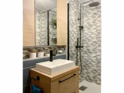 Outlet Essebagno Luisa Columna de ducha mecánica Negro