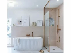 Essebagno Luisa Columna de ducha mecánica cobre cepillado
