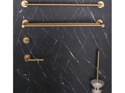 Best Essebagno Luisa escobilla para WC con soporte cobre cepillado Cobrizo