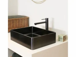 Essebagno Luisa mezclador de lavabo alto gris metalizado