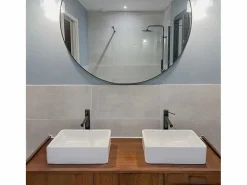 Essebagno Luisa mezclador de lavabo alto gris metalizado