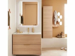 Clearance Luisa mezclador de lavabo bajo oro cepillado Grifo