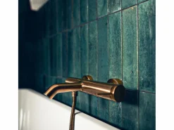 Hot Luisa Mezclador mecánico de bañera y ducha cobre cepillado Grifo