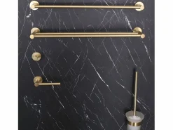Essebagno Luisa portarrollo WC oro cepillado
