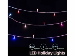 New 100M 600 LED Guirlande lumineuse Carnaval Mariage Extérieur Intérieur Jardin Éclairage, Multicolore Guirnalda Luminosa