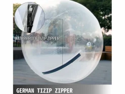Clearance 2M Walk on Water Pelota Inflable Zorb con Cremallera Alemana PVC SucceBuy