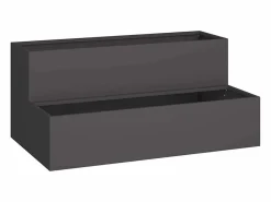 Maceta para Jardín | Jardinera | Macetero 100 x 60 x 45 cm Acero