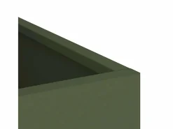 Outlet Maceta para Jardín | Jardinera | Macetero oliva 50 x 32 x 40 cm Verde