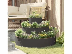Maceta para Jardín | Jardinera | Macetero 90 x 90 x 20 cm Acero