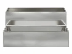 Maceta para Jardín | Jardinera | Macetero 100 x 60 x 45 cm Acero galvanizado