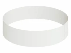 Best Maceta para Jardín | Jardinera | Macetero 90 x 90 x 20 cm Acero Blanco