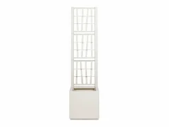 Hot Maceta para Jardín | Jardinera | Macetero 36 x 36 x 140 cm Polipropileno Blanco