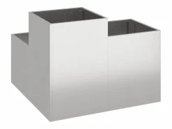 Maceta para Jardín | Jardinera | Macetero 80 x 80 x 60 cm Acero inoxidable