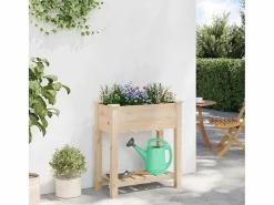Maceta para Jardín | Jardinera | Macetero con estante 71 x 37 x 76.5 cm