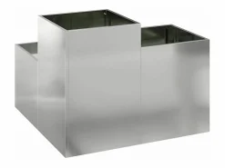 New Maceta para Jardín | Jardinera | Macetero 80 x 80 x 60 cm Acero galvanizado Macetero