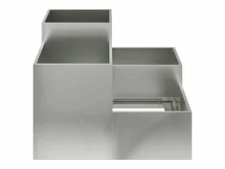 New Maceta para Jardín | Jardinera | Macetero 80 x 80 x 60 cm Acero galvanizado Macetero