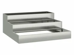 New Maceta para Jardín | Jardinera | Macetero 90 x 90 x 35 cm Acero galvanizado Macetero