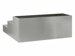New Maceta para Jardín | Jardinera | Macetero 90 x 90 x 35 cm Acero galvanizado Macetero