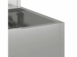 New Maceta para Jardín | Jardinera | Macetero 90 x 90 x 35 cm Acero galvanizado Macetero