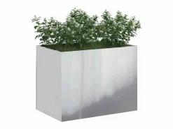 Maceta para Jardín | Jardinera | Macetero 50 x 32 x 40 cm Acero galvanizado