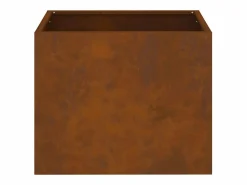 Online Maceta para Jardín | Jardinera | Macetero Marrón 50 x 32 x 40 cm Acero Envejecido Marru00f3n