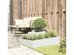 Outlet Maceta para Jardín | Jardinera | Macetero 100 x 100 x 50 cm Acero Macetero