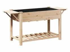 Maceta para Jardín | Jardinera | Macetero con estante 155 x 59 x 76.5 cm