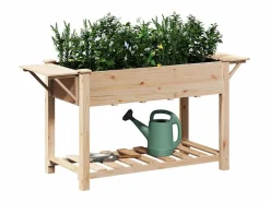 Maceta para Jardín | Jardinera | Macetero con estante 155 x 59 x 76.5 cm
