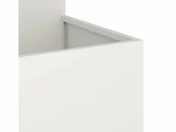 Hot Maceta para Jardín | Jardinera | Macetero 100 x 100 x 60 cm Acero Blanco