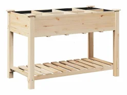 Maceta para Jardín | Jardinera | Macetero con estante 115 x 59 x 76.5 cm
