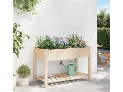 Maceta para Jardín | Jardinera | Macetero con estante 115 x 59 x 76.5 cm