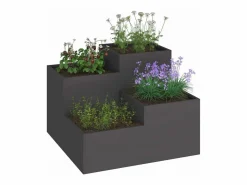 Maceta para Jardín | Jardinera | Macetero 80 x 80 x 60 cm Acero