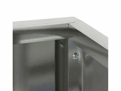 Clearance Maceta para Jardín | Jardinera | Macetero 80 x 80 x 50 cm Acero galvanizado Macetero