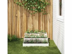 Maceta para Jardín | Jardinera | Macetero 90 x 90 x 35 cm Acero