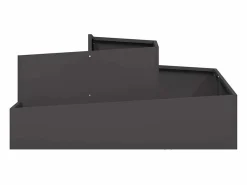 Online Maceta para Jardín | Jardinera | Macetero 100 x 100 x 50 cm Acero Negro