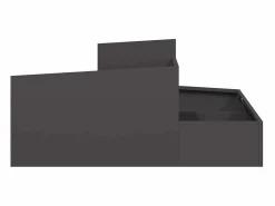 Online Maceta para Jardín | Jardinera | Macetero 100 x 100 x 50 cm Acero Negro