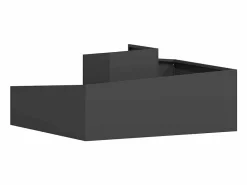 Online Maceta para Jardín | Jardinera | Macetero 100 x 100 x 50 cm Acero Negro