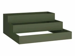 Clearance Maceta para Jardín | Jardinera | Macetero oliva 90 x 90 x 35 cm Acero Macetero