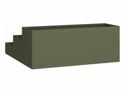 Clearance Maceta para Jardín | Jardinera | Macetero oliva 90 x 90 x 35 cm Acero Macetero