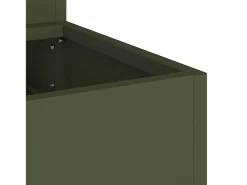 Clearance Maceta para Jardín | Jardinera | Macetero oliva 90 x 90 x 35 cm Acero Macetero